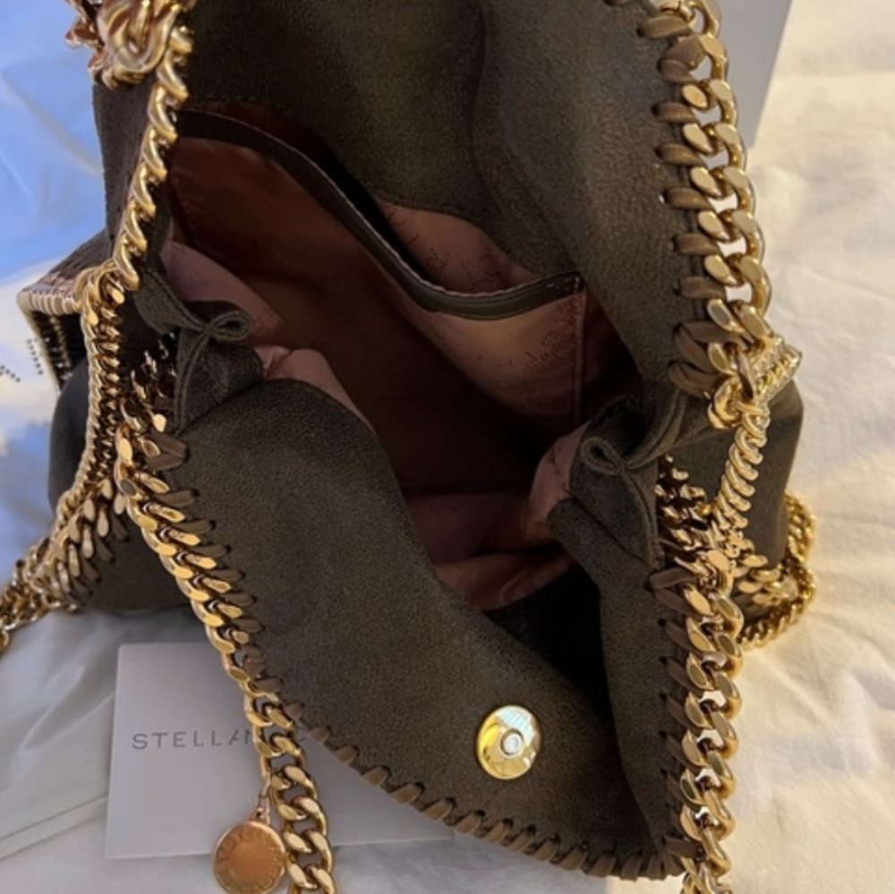 Stella McCartney Falabella Mini Tote Bag - olive - Picture 3 of 5